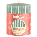 Bolsius Rustic Silhouette Jade Stripes Candle 80x68