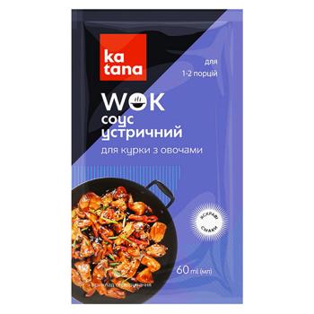 Соус Katana Wok Устричный для курицы с овощами 60мл