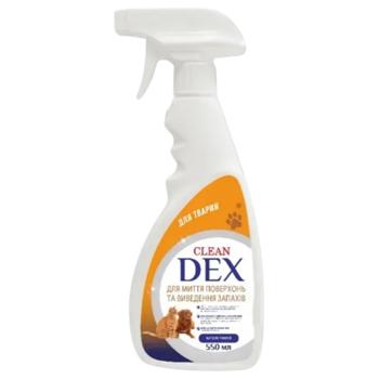 Засіб Clean Dex для миття поверхонь та виведення запахів собак та котів 550мл - купити, ціни на MasterZoo - фото 1