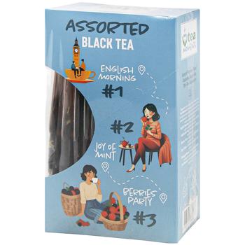 Набор чая Tea Moments Ассорти черного чая 33,6г 15шт - купить, цены на Auchan - фото 3