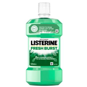 Ополіскувач для ротової порожнини Listerine Сплеск свіжості 500мл