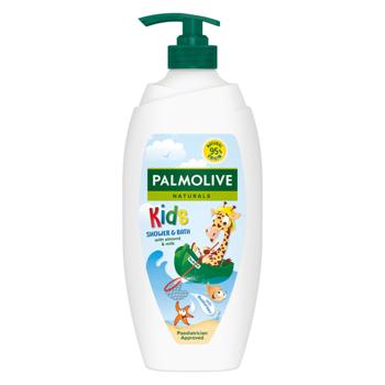 Гель для душу Palmolive дитячий з мигдалем та молочком 750мл - купити, ціни на КОСМОС - фото 1