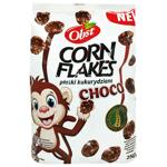 Кукурудзяні пластівці OBST з шок. смаком 250 г (Польща)