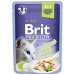 Корм влажный Brit Premium с филе форели для взрослых кошек 85г