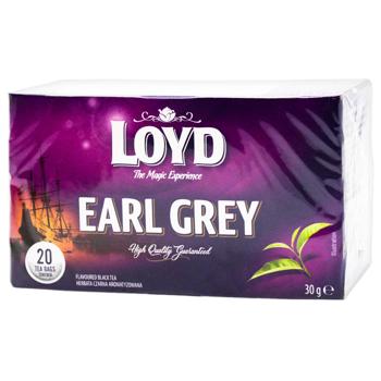 Loyd Earl Grey Black Tea 1.5g*20pcs - buy, prices for COSMOS - photo 1