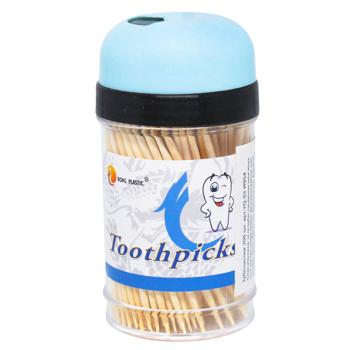 Зубочистки бамбукові 200шт YQ-03 в асортименті - купити, ціни на КОСМОС - фото 3