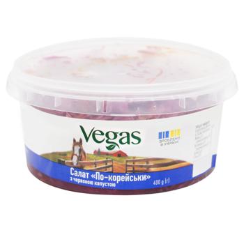 Vegas Corean Style Salad with Red Cabbage 400g - buy, prices for Auchan - photo 1