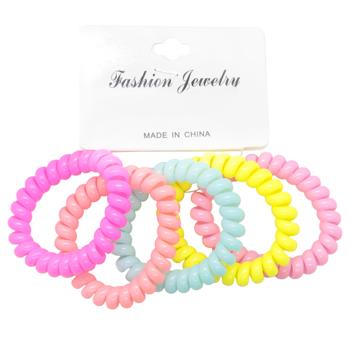 Гумки-пружинки для волосся 5шт 3127-3 - купити, ціни на Таврія В - фото 1