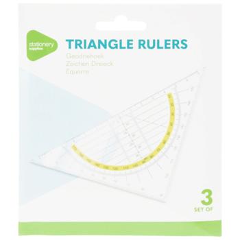 Stationery Triangle 3pcs
