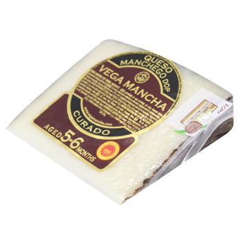 El Conchel Manchego Mancha Dorada Sheep's Milk Cheese 5-6 months 50% 150g - buy, prices for WINETIME - photo 1