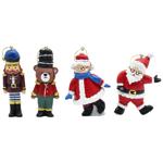 Actuel Soldier/Bear/Santa/Mrs.Santa Pendant 8cm in assortment