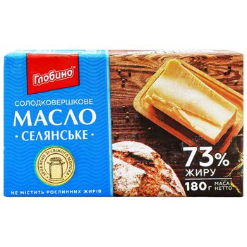 Globino Peasant Sweet Cream Butter 73% 180g - buy, prices for - photo 2