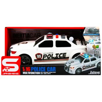 Іграшка CARS S Поліцейська машина 1:16 (інерція, звук, світло, багажник відкривається) - купити, ціни на Auchan - фото 2