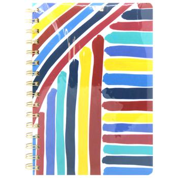 Книга для заметок Buromax Painting синяя А5 80 листов