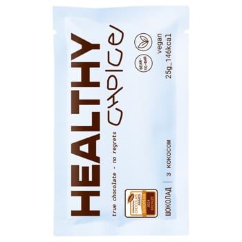 Healthy Choice Chocolate with Coconut 25g