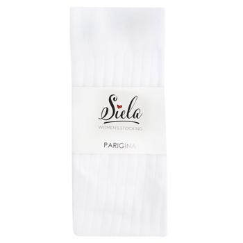 Siela Parigina Ribbed Women's Stocking s.21-23 White - buy, prices for NOVUS - photo 1