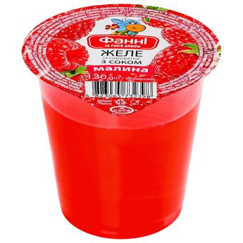 Fanni Raspberry Low Fat Whey Jelly with Juice 130g - buy, prices for NOVUS - photo 1