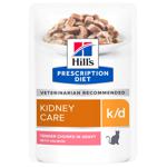 Корм вологий Hill's Prescription Diet Kidney Care k/d з лососем для котів із захворюваннями нирок 85г