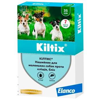 Ошейник Bayer/Elanco Kiltix для собак малых пород от внешних паразитов 35см - купить, цены на MasterZoo - фото 1