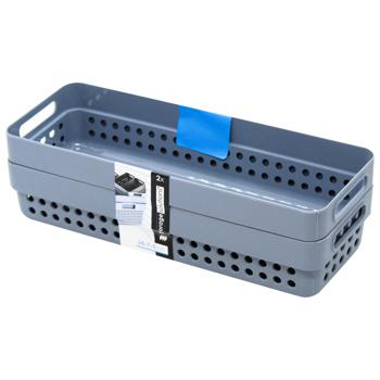 Storage Solutions Storage Basket 750ml 240x75x50mm 2pcs - buy, prices for METRO - photo 3