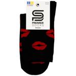 Premier Socks Lips Women's Classic Socks s.23-25 Black