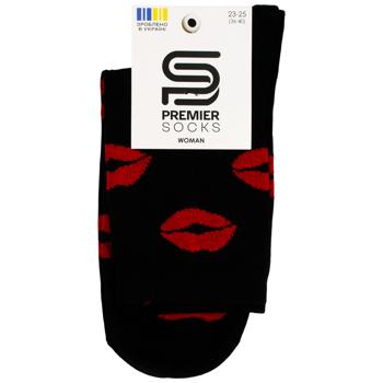 Premier Socks Lips Women's Classic Socks s.23-25 Black