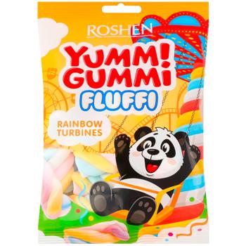 Маршмелоу Roshen Yummi Gummi Fluffi Rainbow Turbines 65г - купити, ціни на Grono - фото 2