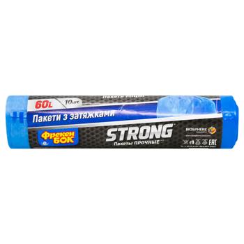 Freken Bok Strong Garbage Bags with Puffs 60l 10pcs - buy, prices for MegaMarket - photo 2