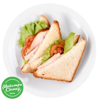 Sandwich with Smoked Chicken 185g - buy, prices for NOVUS - photo 1