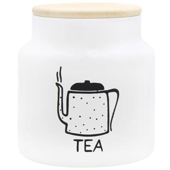 Банка для зберігання Herevin White-Black Tea/Coffee/Sugar 635мл в асортименті - купити, ціни на - фото 3