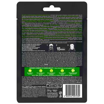 Garnier Skin Naturals Cleansing Charcoal and Algae Facial Mask 28g - buy, prices for MegaMarket - photo 2