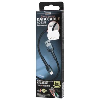 Remax USB-Lightning RC-124i Gray Cable