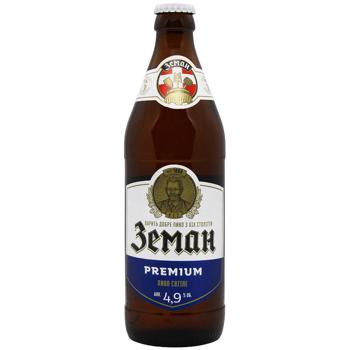 Zeman Premium Light Beer 4.9% 0.5l - buy, prices for Auchan - photo 1