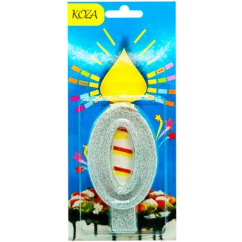 Свечи для торта Koza Цифра 0 - купить, цены на Восторг - фото 1