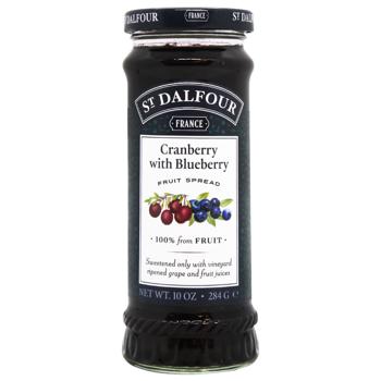 St Dalfour Cranberry with Blueberry Jam 284g - buy, prices for MegaMarket - photo 1