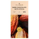 Millennium Dark Chocolate with Stevia 54% 100g