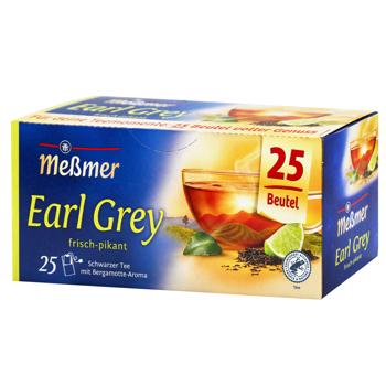 Чай черный Messmer Earl Grey с ароматом бергамота 1,75г*25шт - купить, цены на КОСМОС - фото 1