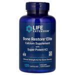 Кальций и суперактивный витамин К2 Life Extension Bone Restore Elite 120 капсул