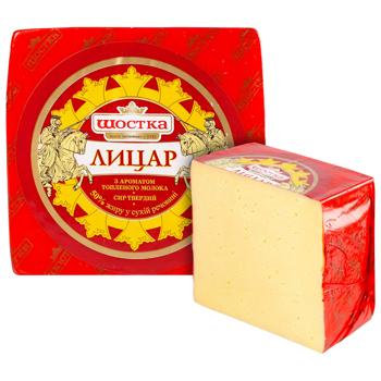 Сир ТМ Шостка твердий Рицар 50% ваговий - купить, цены на Эпицентр FOOD - фото 1