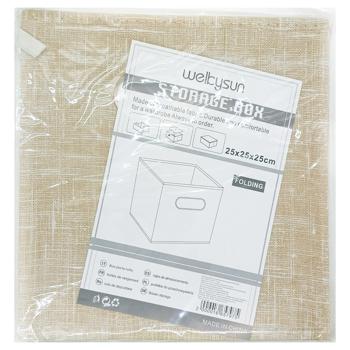 Ящик для хранения Nottyea без крышки 25*25*25см 35935-01 - купить, цены на Biotus - фото 1