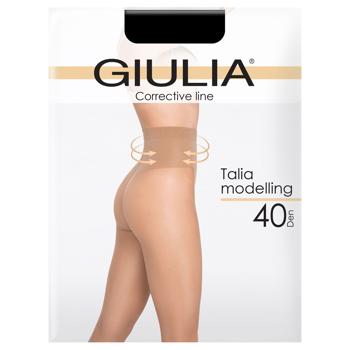 Колготи жіночі Giulia Talia Modeling 40 Den р.4 Nero