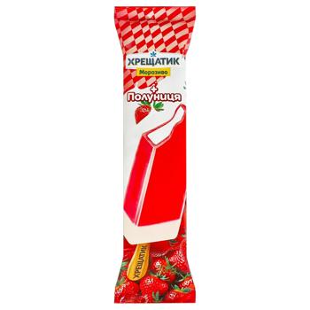 Морозиво Хрещатик Полуниця 70г - купити, ціни на КОСМОС - фото 1