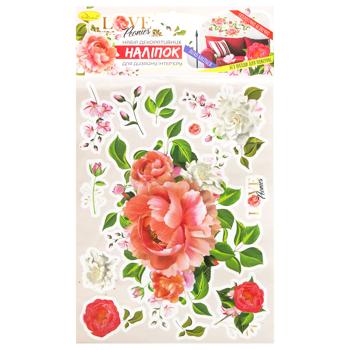 Набір декоративних наліпок Квіти А3 - купити, ціни на За Раз - фото 3