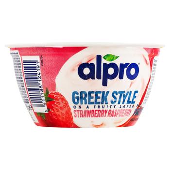 Продукт соевый Alpro Греческий стиль с клубникой и малиной 150г - купить, цены на Чудо Маркет - фото 2