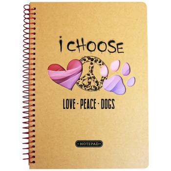 Блокнот Bourgeois клетка А5 80 листов - купить, цены на NOVUS - фото 1