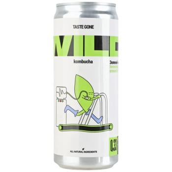 Комбуча Wild Kombucha Зеленый чай 0,33л - купить, цены на Эпицентр FOOD - фото 1