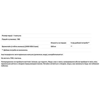 Bromelain Pure encapsulations 60pcs Usa - buy, prices for Biotus - photo 3