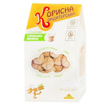 Печиво Корисна Кондитерська Пряжене молоко зі стевією 175г - купити, ціни на Ідеал - фото 1