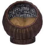 Крісло-кокон для собак Home Rest Bangland 57х50х50 см - коричневий