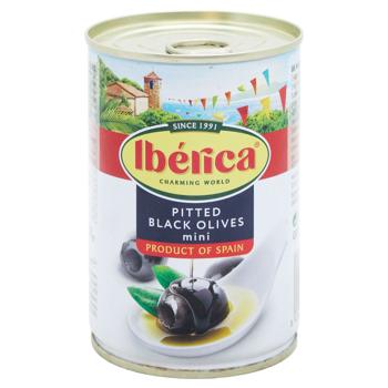 Iberica Mini Pitted Black Olives 300g - buy, prices for MegaMarket - photo 1